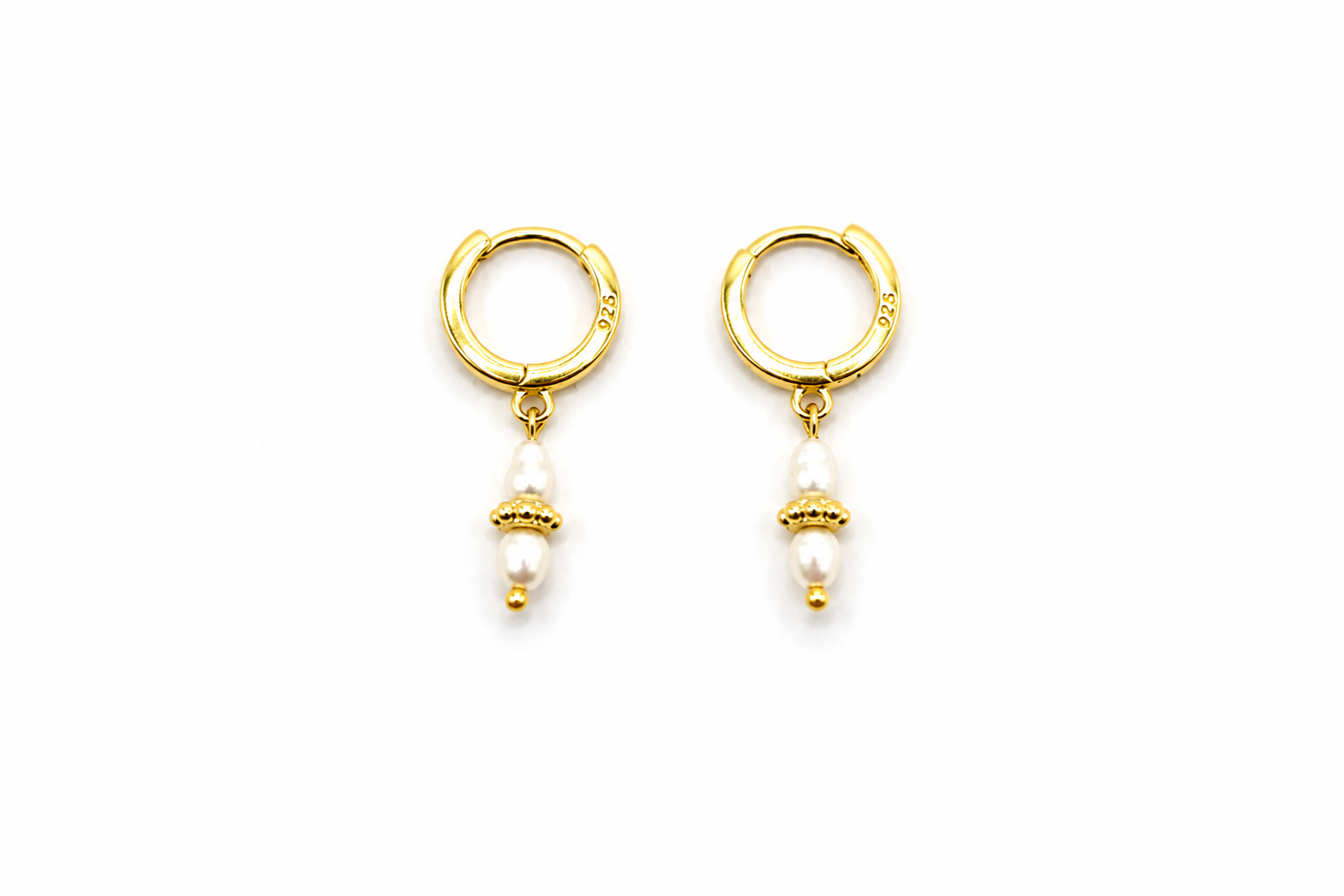 Talia Pearl Hoops