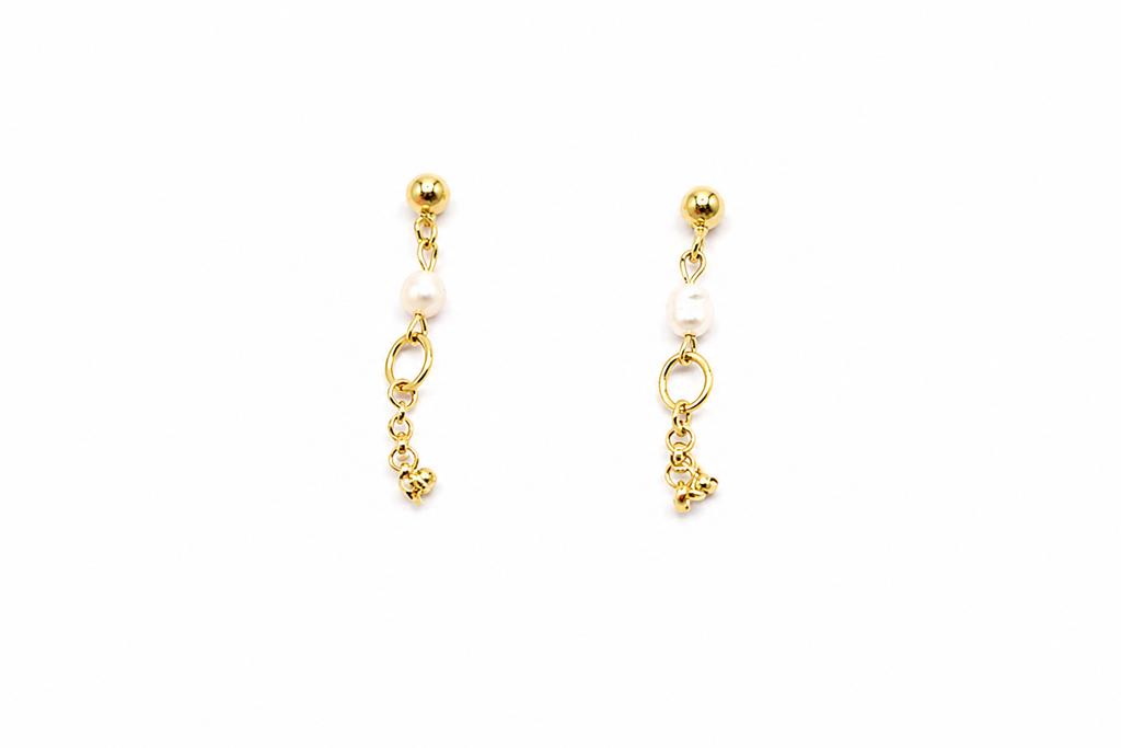 Marie Pearl Drop Studs