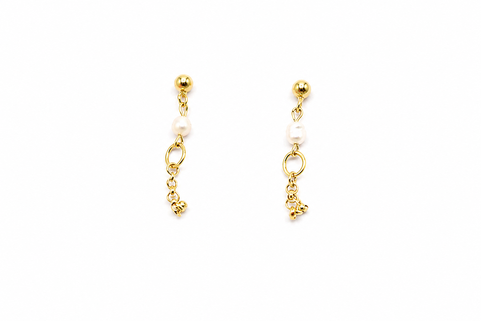 Marie Pearl Drop Studs