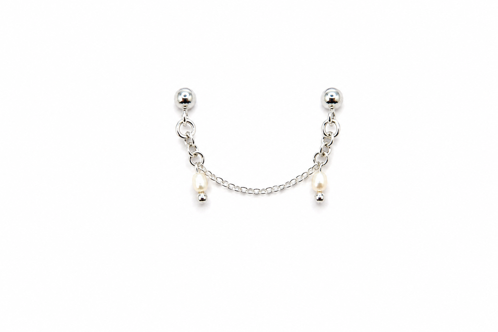 Delilah Pearl Drop Studs