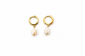 Skye Pearl Hoops
