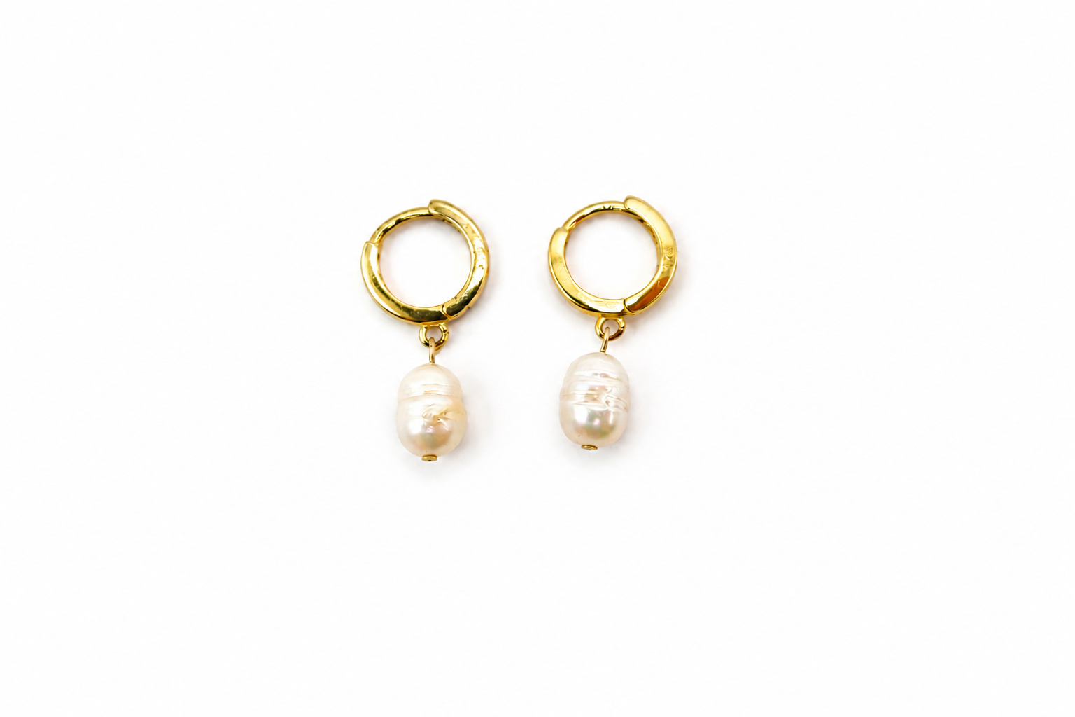 Skye Pearl Hoops