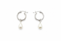 Ciel pearl hoops