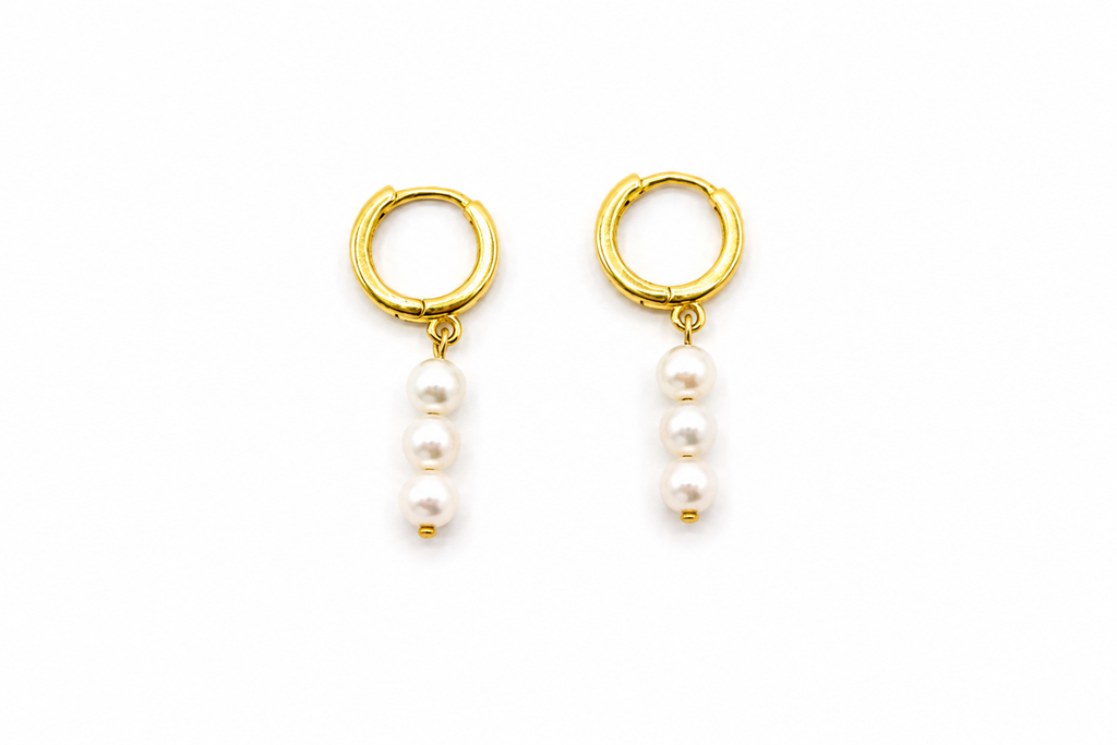 Marina Pearl Hoops