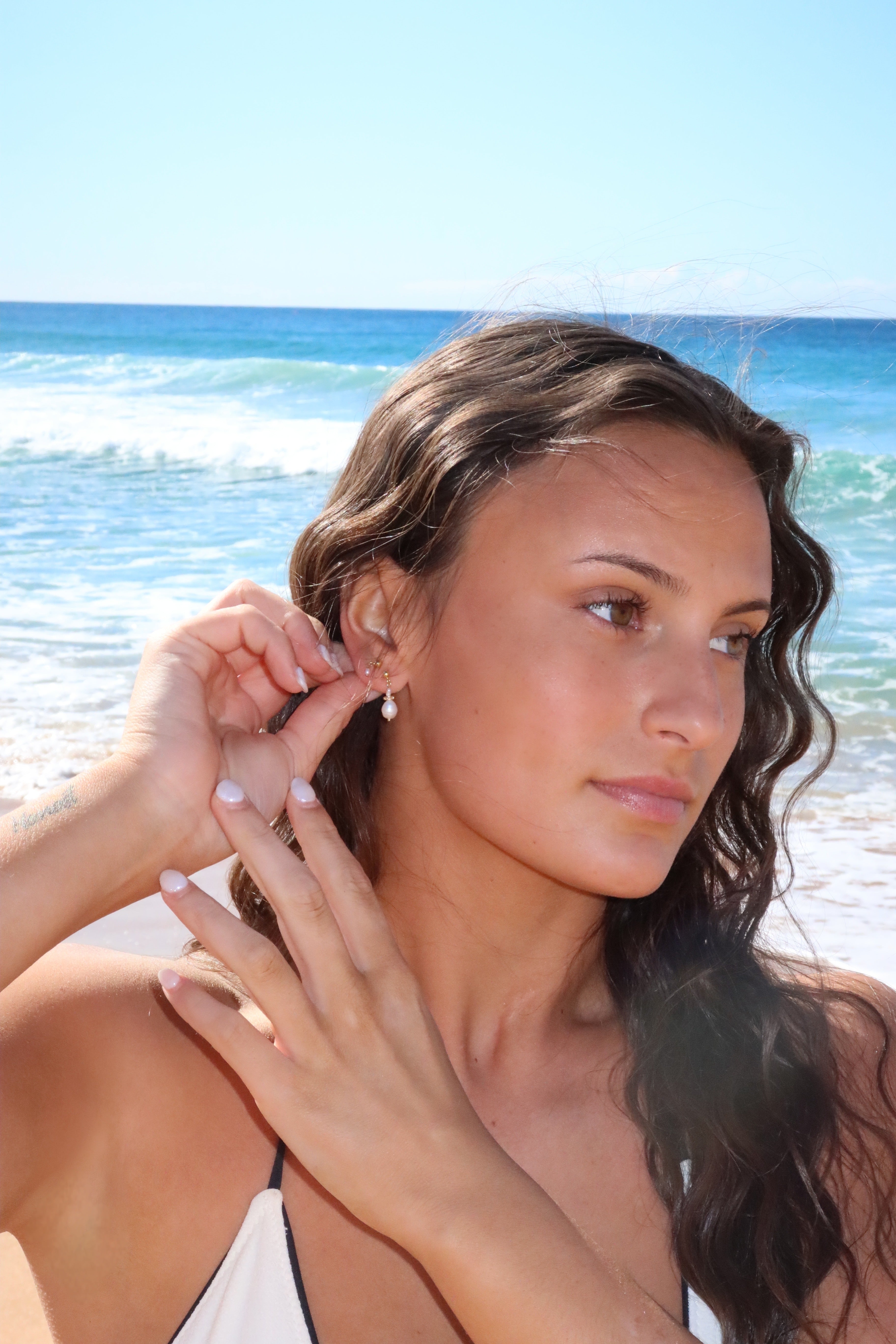 Brooklyn Pearl Studs