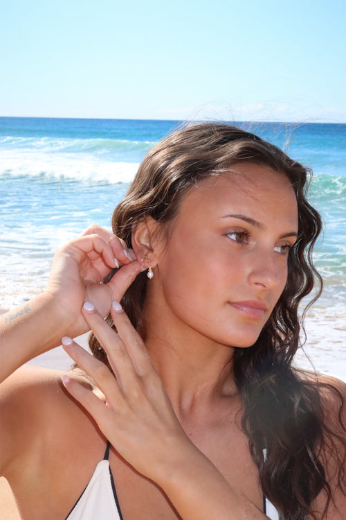 Brooklyn Pearl Studs